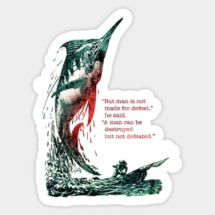 Earnest Hemingway - The Old Man And The Sea Sticker